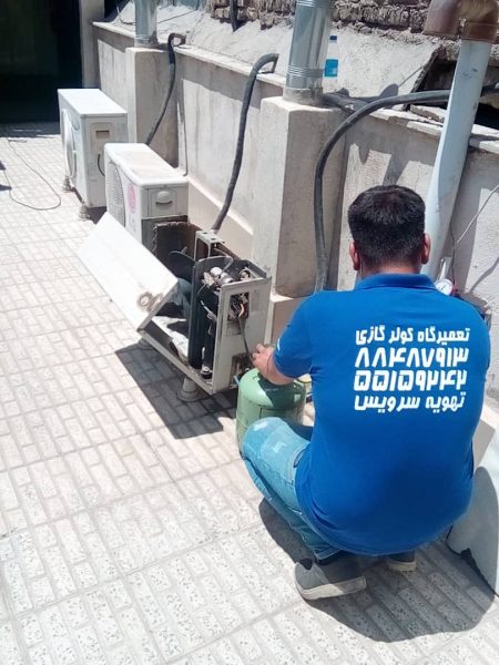 شارژ گاز داکت اسپلیت