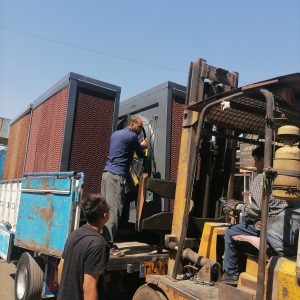ارزانترین و با کیفیت ترین کولر صنعتی سلولزی فن آکسیال برسام پرتابل سوله گلخانه