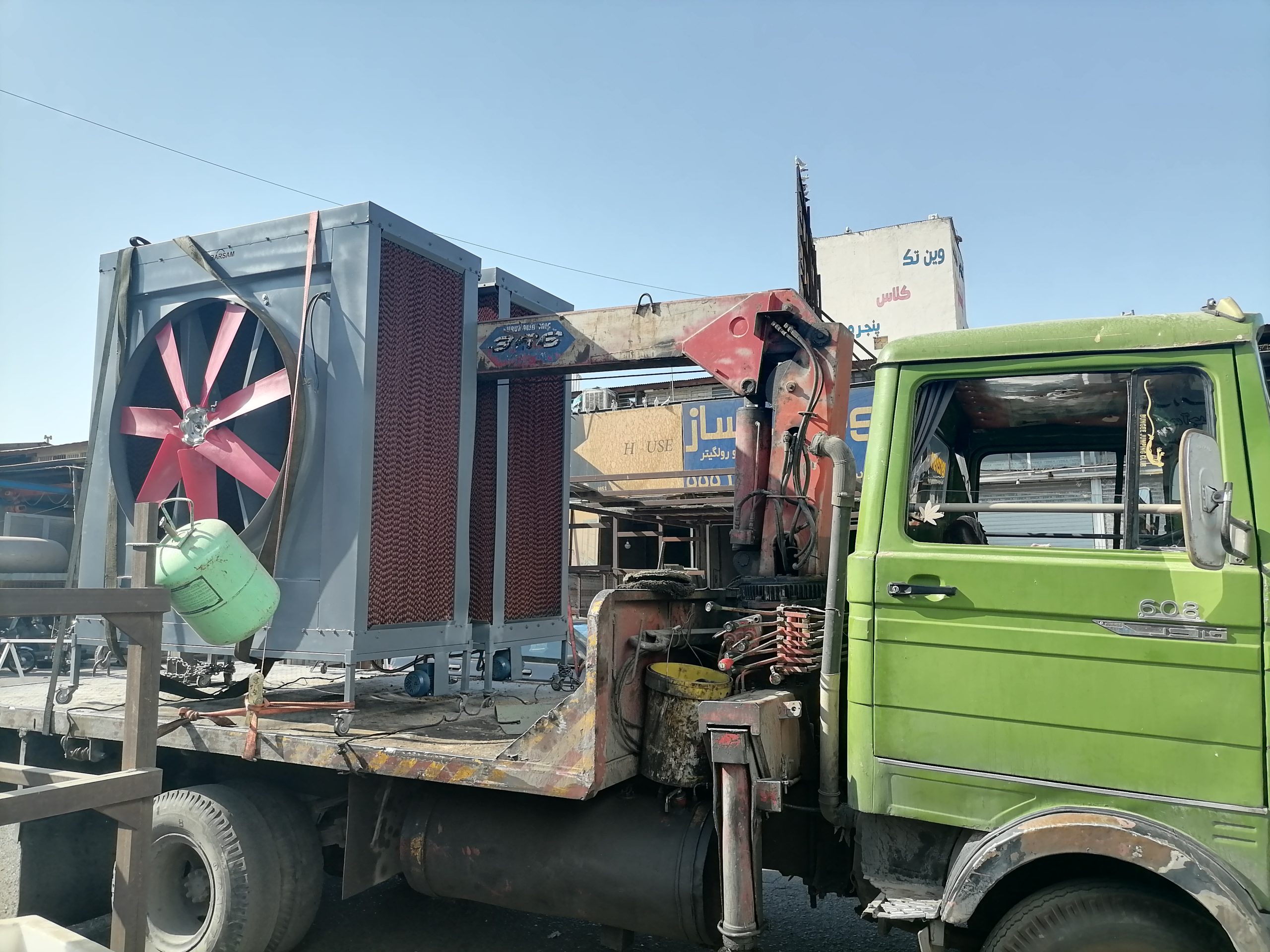 قیمت و فروش مستقیم کولر صنعتی آکسیال آبی سلولزی برسام ۵۰ و ۶۰ هزار - تصویر 8